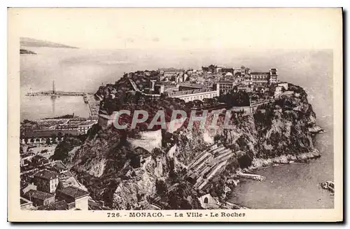 Cartes postales Monaco La Ville Le Rocher