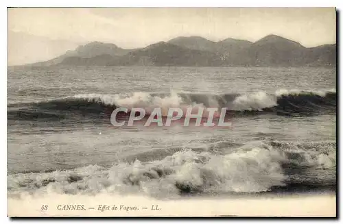 Cartes postales Cannes Effet de Vagues