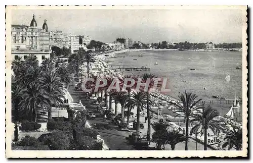 Cartes postales La Cote d'Azur Cannes le Boulevard de la Croisette