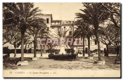 Cartes postales Cannes le Square Brougham