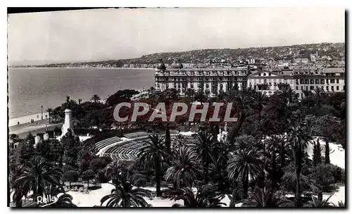 Ansichtskarte AK La Cote d'Azur Nice Jardin Albert Theatre de Verdure et hotel Ruhl