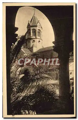 Ansichtskarte AK Abbaye de N D de Lerins ne Saint Honorat l'eglise Abbatiale vue du Noviciat