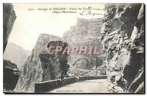 Ansichtskarte AK Gorges de Daluis Vallee du Var Alpes Maritimes