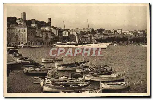 Cartes postales Cote d'Azur Cannes Alpes Maritimes le Port Bateau