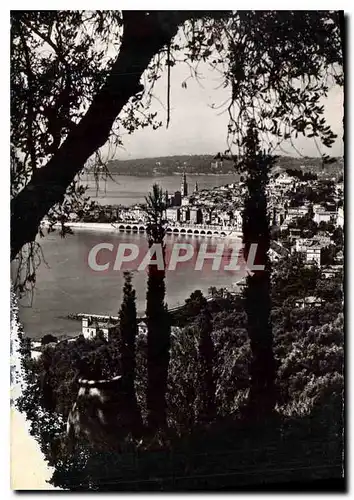 Ansichtskarte AK La Cote d'Azur Menton vue prise des Colombieres