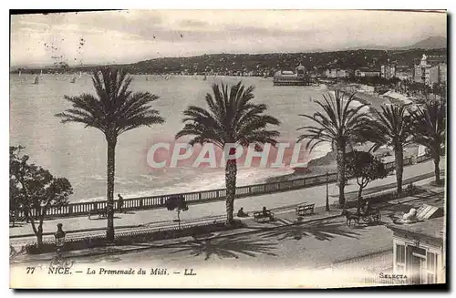 Cartes postales Nice la Promenade du Midi