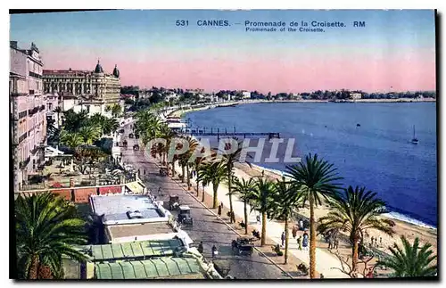 Cartes postales Cannes promenade de la Croisette