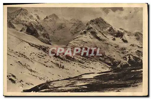 Cartes postales Les Alpes Au Col du Lautaret vue sur les Pics de Neige du Lautaret le Pic Caspart le Bec et le P