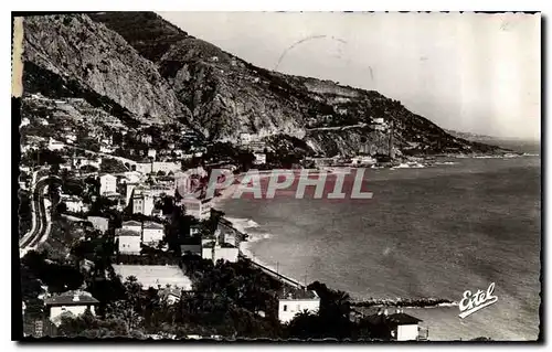 Ansichtskarte AK Menton vue sur la Baie de Garavan et la Frontiere Italienne