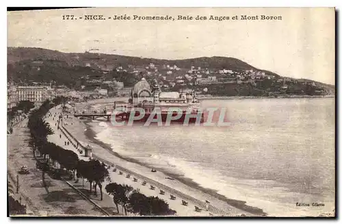 Ansichtskarte AK Nice Jetee Promenade Baie des Anges et Mont Boron