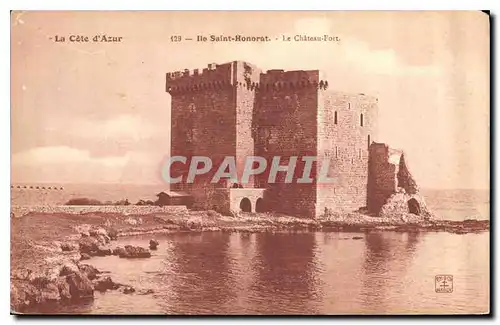 Cartes postales La Cote d'Azur Ile Saint Honorat le Chateau Fort