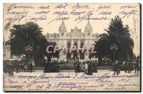 Cartes postales Monte Carlo le Casino