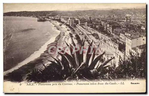 Cartes postales Nice Panorama pris du Chateau