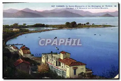 Cartes postales Cannes ile Saint Marguerite et les Montagnes de l'Esterel