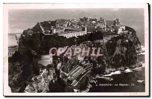 Cartes postales Monaco le Rocher