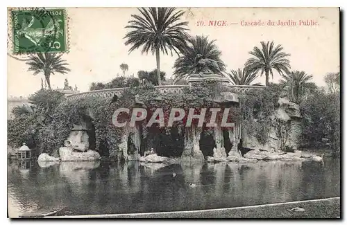 Cartes postales Nice Cascade du Jardin Public