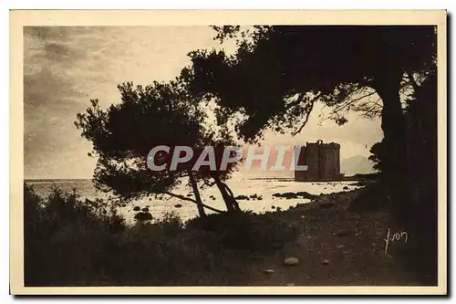 Ansichtskarte AK Cannes Alpes Maritimes l'ile St Honorat le Vieux Chateau