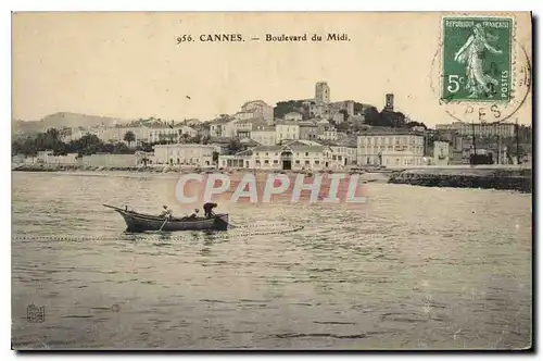 Cartes postales Cannes Boulevard du Midi