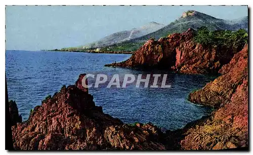 Cartes postales La Corniche d'Or Les Rochers rouges de l'Esterel