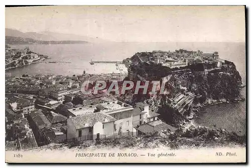 Cartes postales Principaute de Monaco Vue generale