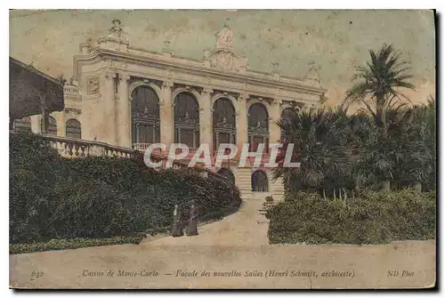 Cartes postales Casino de Monte Carlo Facade des nouvelles Salles