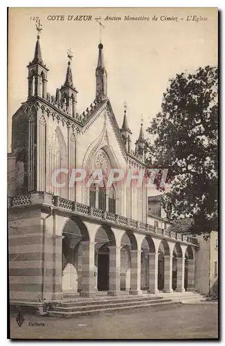 Cartes postales Cote d'Azur Ancien Monastere de Cimiez L'Eglise