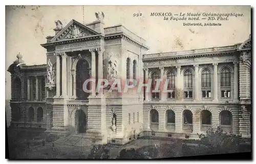 Cartes postales Monaco Le Musee Oceanographique la Facade nord