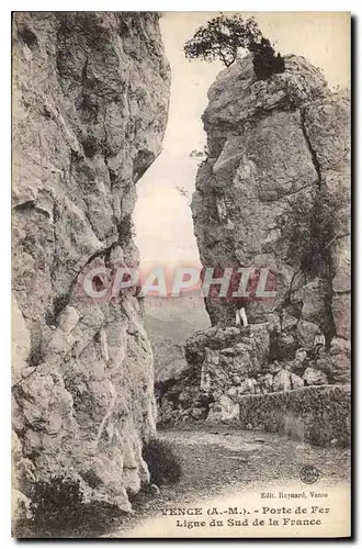 Ansichtskarte AK Vence A M Porte de Fer Ligne du Sud de la France