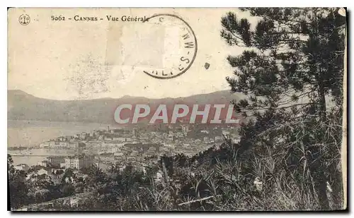 Cartes postales Cannes Vue generale