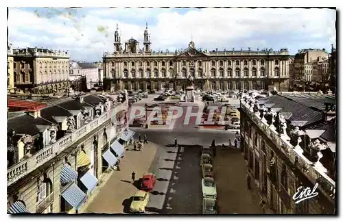 Cartes postales Nancy Hotel de Ville et Statue de Stanislas