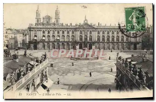 Cartes postales Nancy l'Hotel de Ville