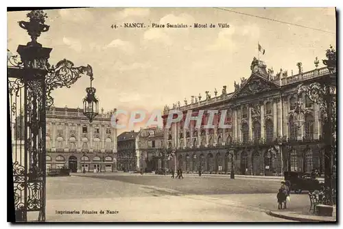 Cartes postales Nancy Place Stanislas Hotel de Ville