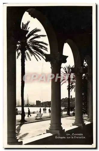 Cartes postales Cannes Echapee sur la Croisette