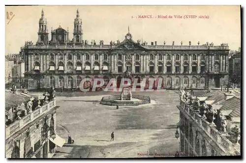 Cartes postales Nancy Hotel de Ville