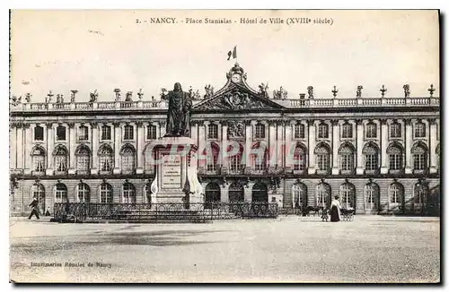 Cartes postales Nancy Place Stanislas Hotel de Ville