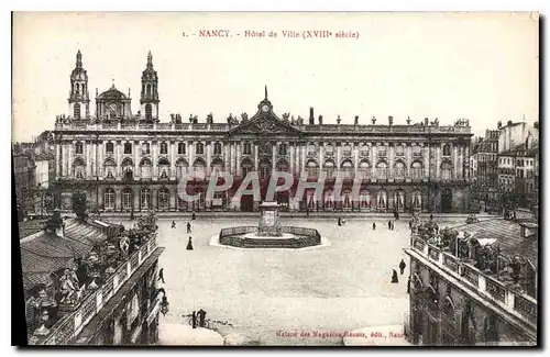 Cartes postales Nancy Hotel de Ville