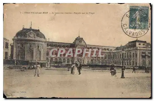 Cartes postales Trouville sur Mer Le nouveau Casino Facade sur la Plage