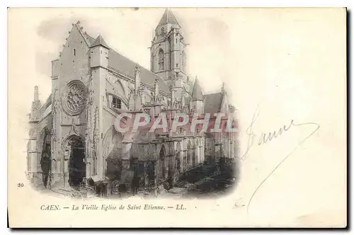 Ansichtskarte AK Caen La Vieille Eglise de Saint Etienne