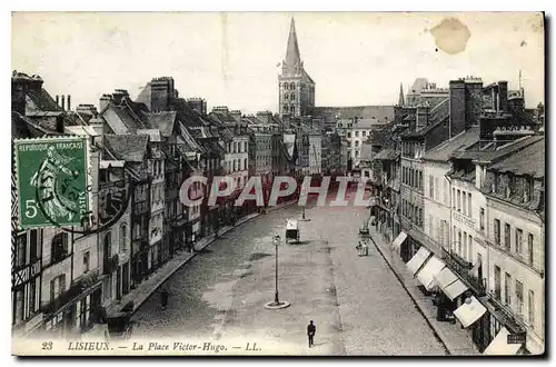 Cartes postales Lisieux La Place Victor Hugo