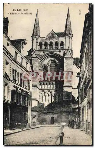 Cartes postales Lisieux Cathedrale Portail Sud