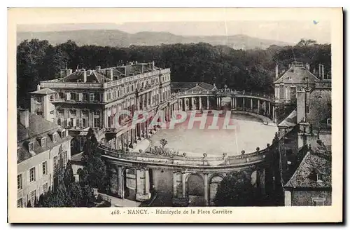 Ansichtskarte AK Nancy Hemicycle de la Place Carriere