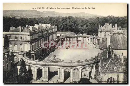 Ansichtskarte AK Nancy Palais du Gouvernement Hemicycle de la Carriere