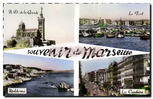 Ansichtskarte AK Souvenir de Marseille