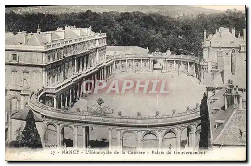 Ansichtskarte AK Nancy L'Hemicycle de la Carriere Palais du Gouvernement