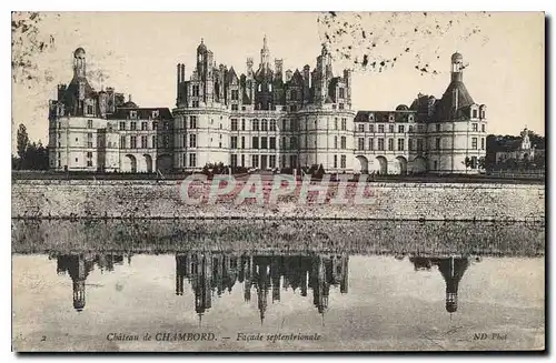 Ansichtskarte AK Chateau de Chambord facade septentrionale