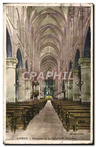 Ansichtskarte AK Lisieux Interieur de la Cathedrale St Pierre