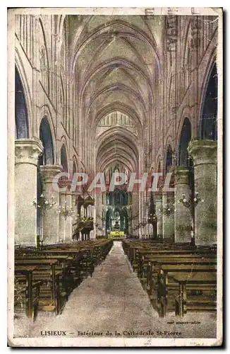 Cartes postales Lisieux Interieur de la Cathedrale St Pierre
