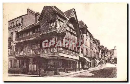 Cartes postales Lisieux Vieilles Maisons de la Grande Rue