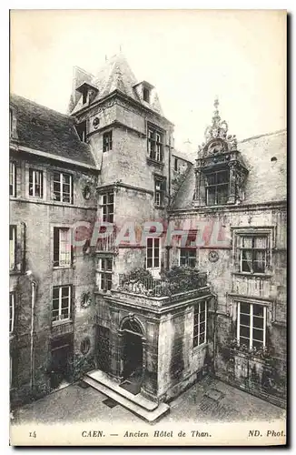 Cartes postales Caen Ancien Hotel de Than