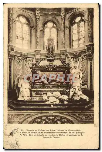 Ansichtskarte AK Chapelle et Chasse de Sainte Therese de l'Enfant Jesus de Carmel de Lisieux